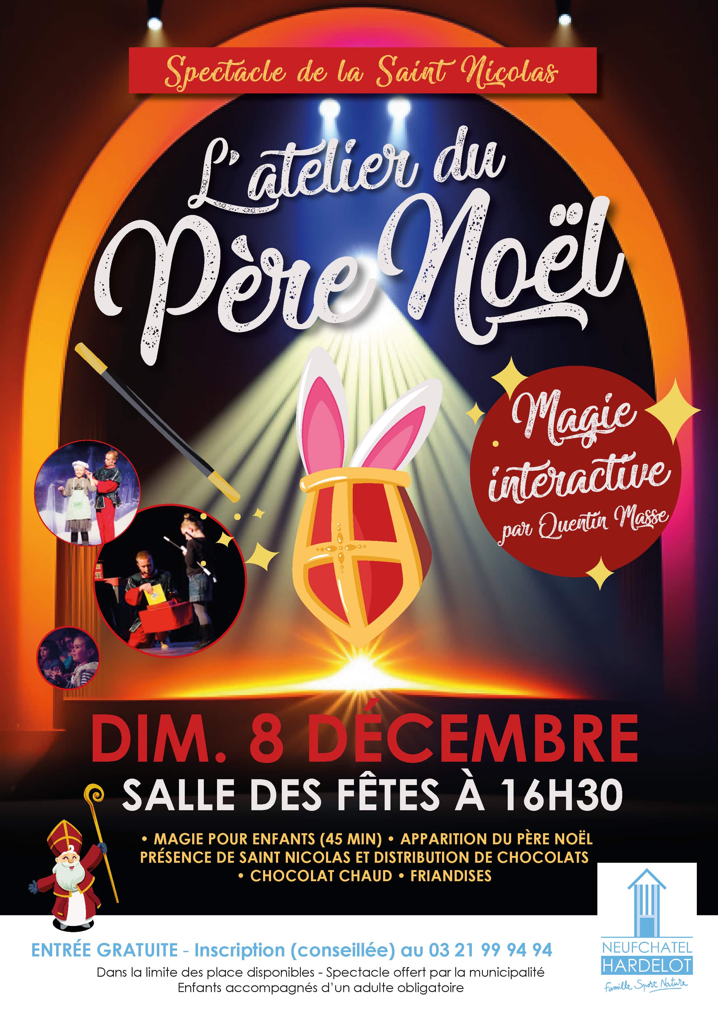 Spectacle de la StNicolas l'atelier du PèreNoël Ville de